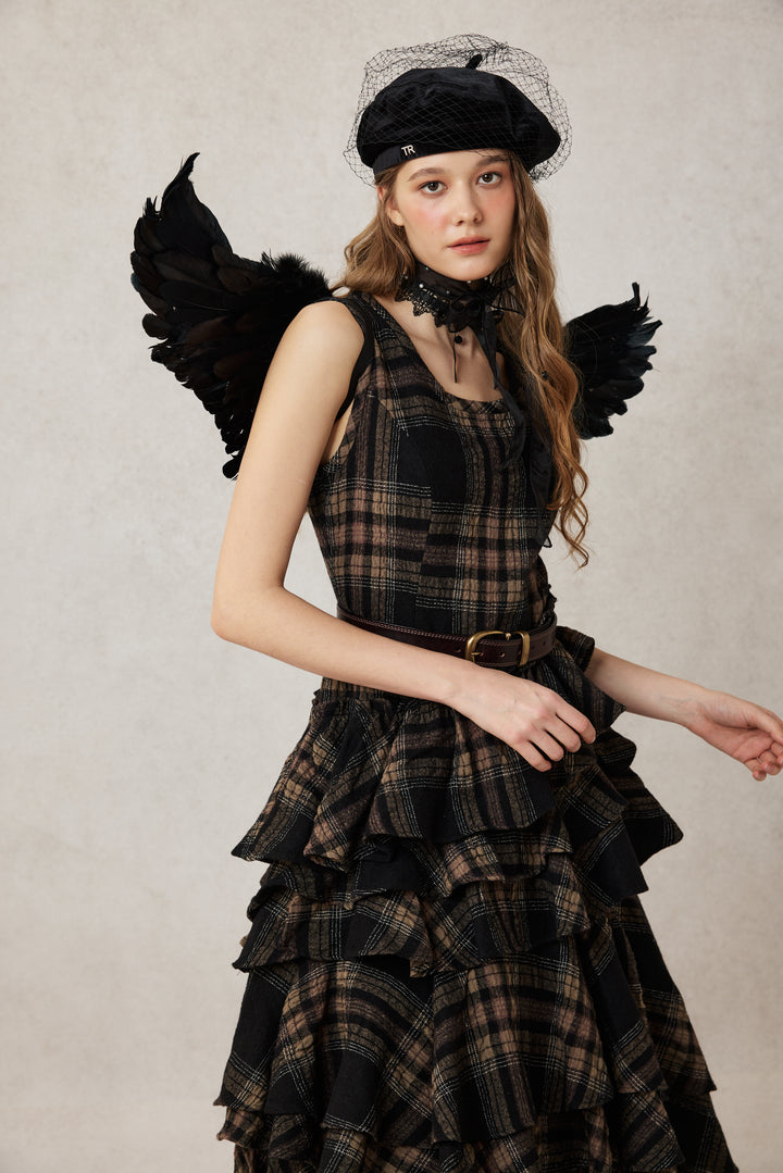 Offred 17 | 100% wool layered dress gown