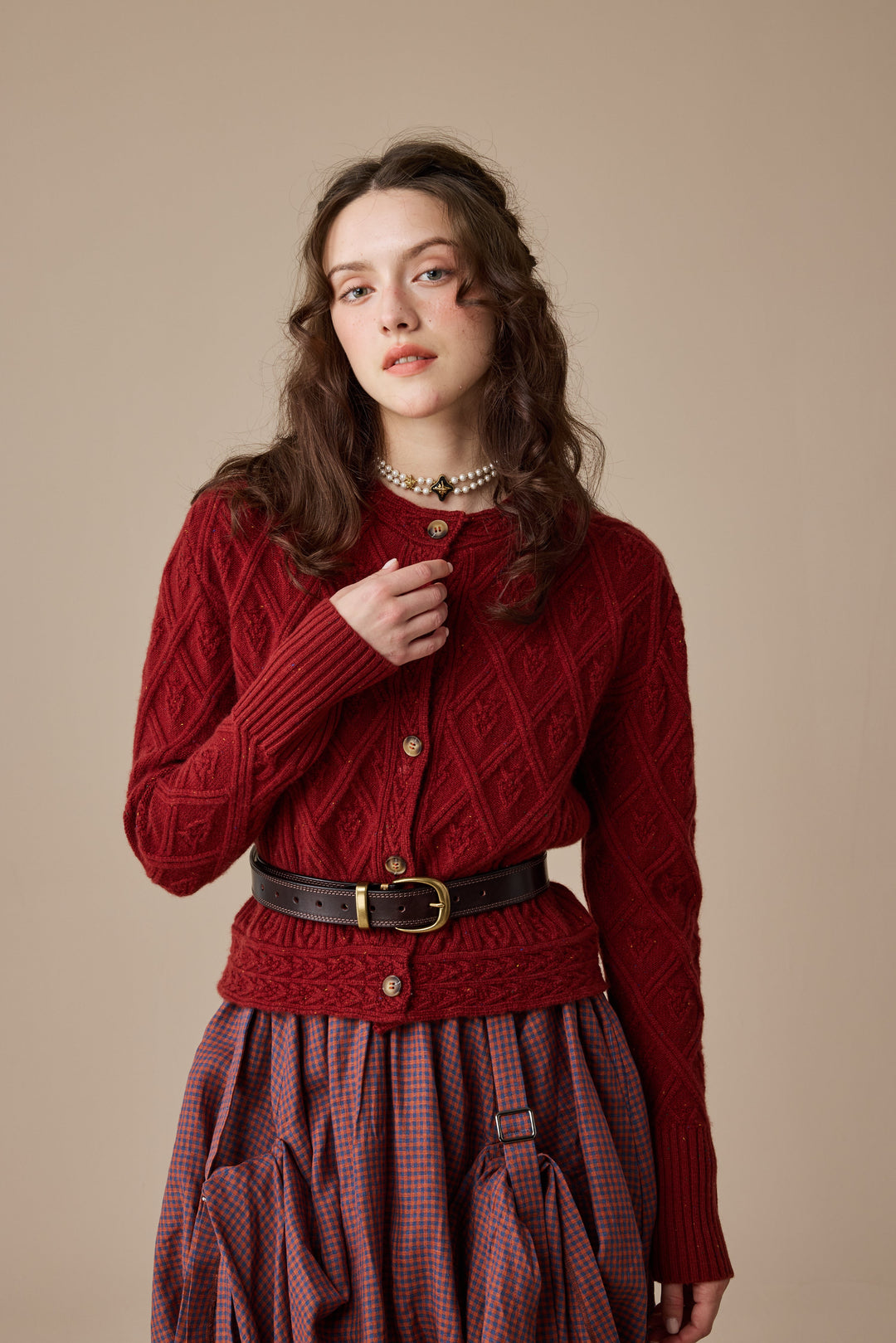 Anna 21 | Layered Linen Skirt (Adjustable)