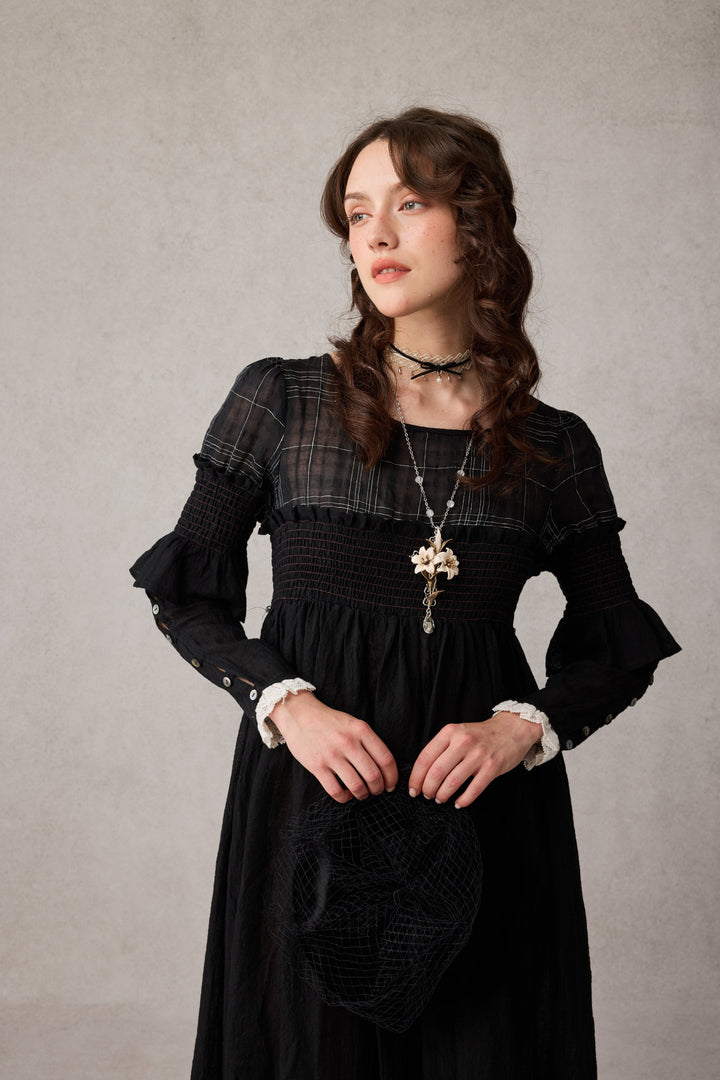 Orchid 19 |romantic linen gown