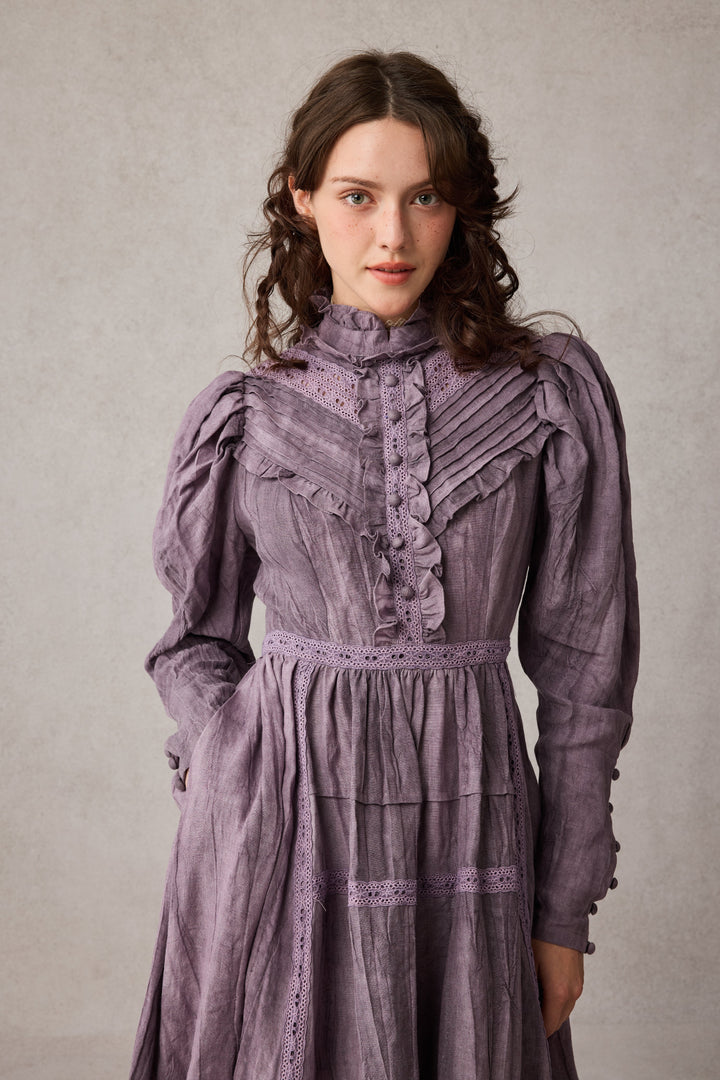 MARY 18 | VINTAGE LINEN DRESS GOWN