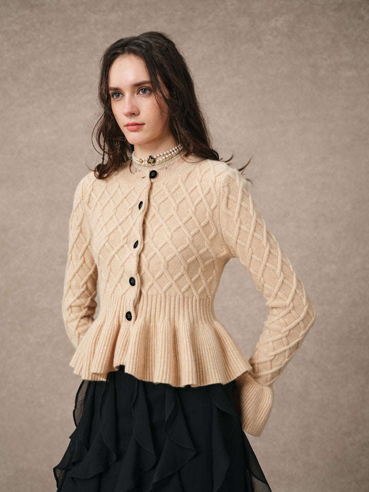 Freya | 100% Wool Cardigan