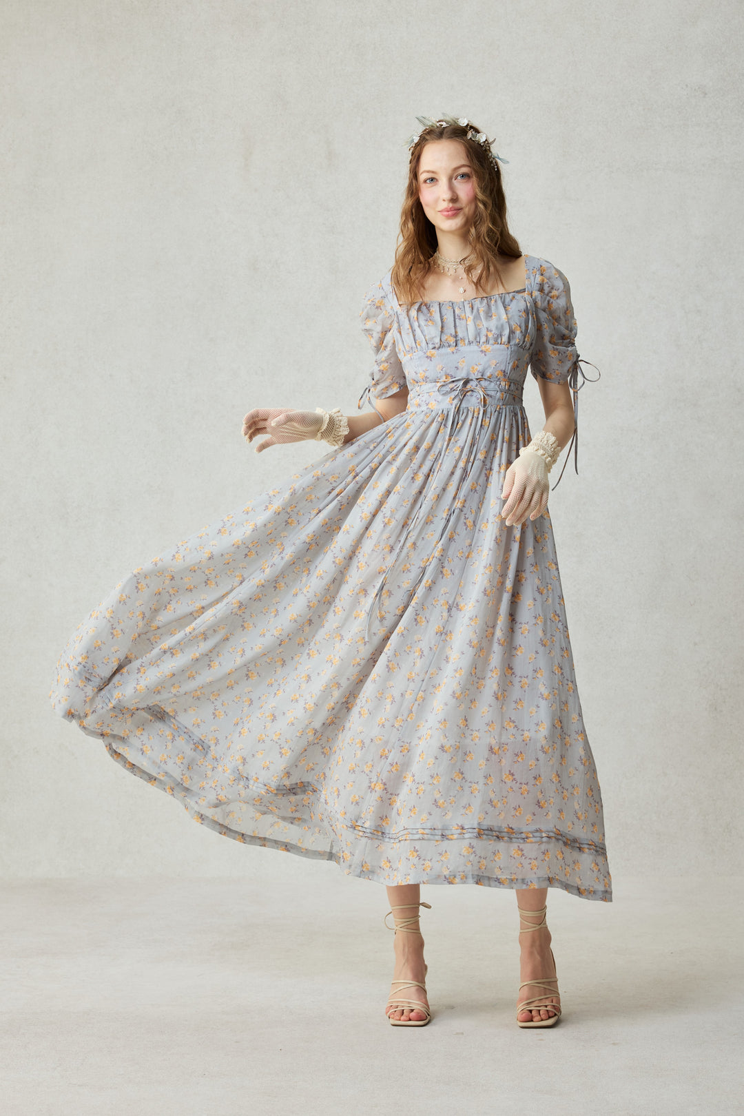 Monette 27 | Corset Linen Dress