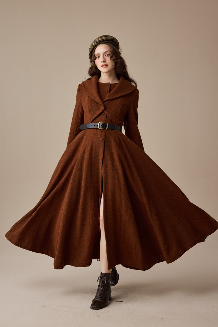Gemma 17 | 100% wool victorian coat