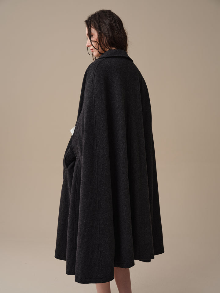 Martha 03 | 100% Wool Cape Duster