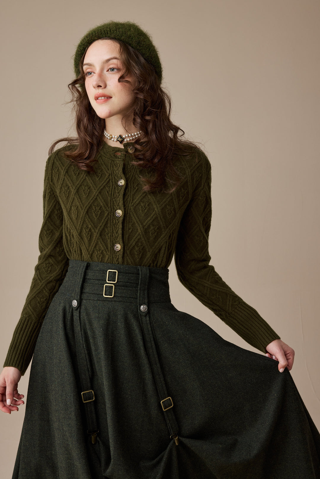 Cynthia 16 | Adjustable wool skirt