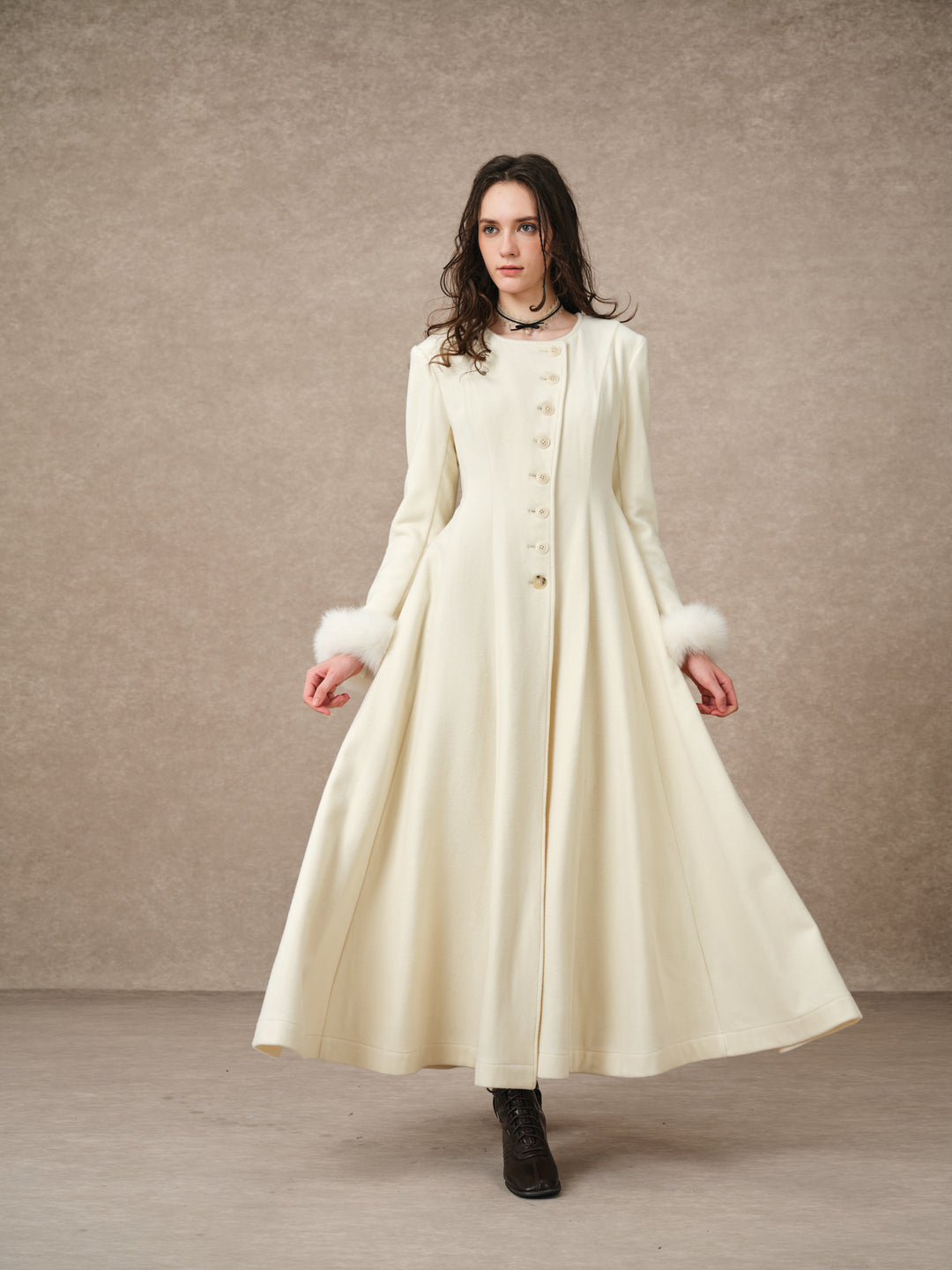 Victoria 02 | Corset 100% Wool Coat