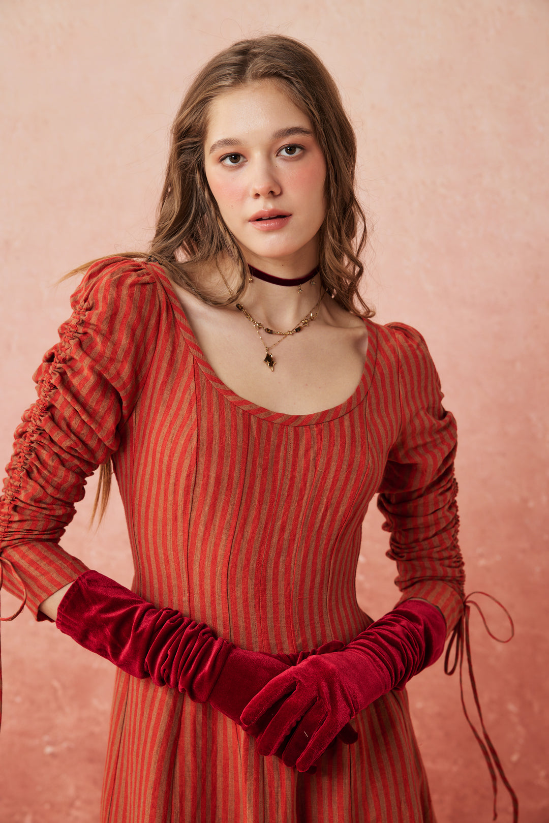 Luxurious Extra-Long Velvet Sleeves