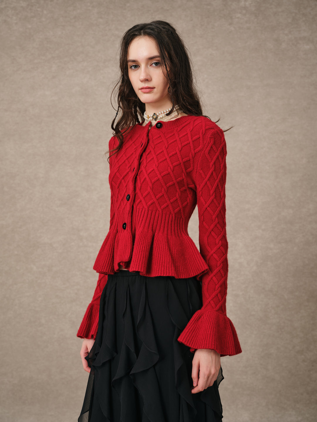 Freya | 100% Wool Cardigan