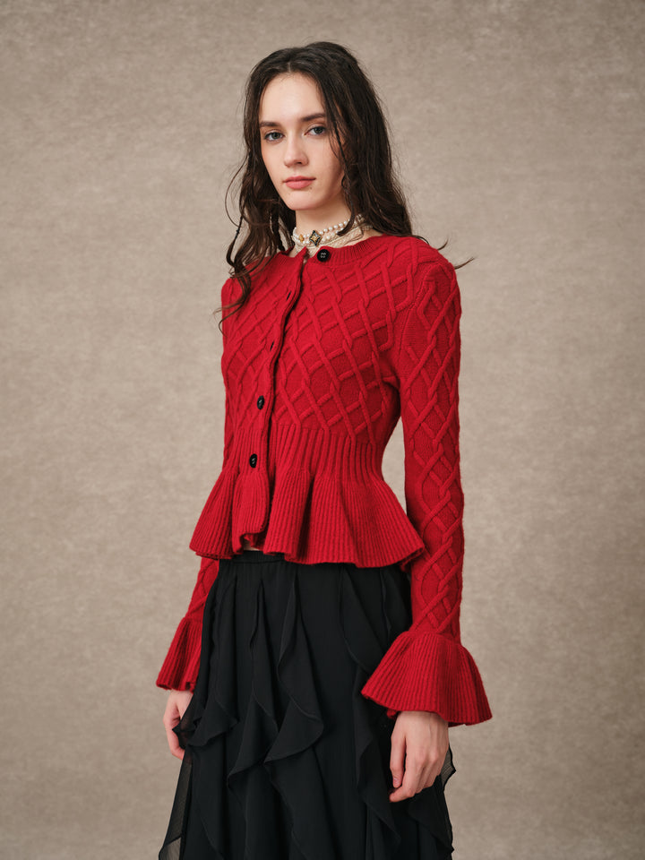 Freya | 100% Wool Cardigan
