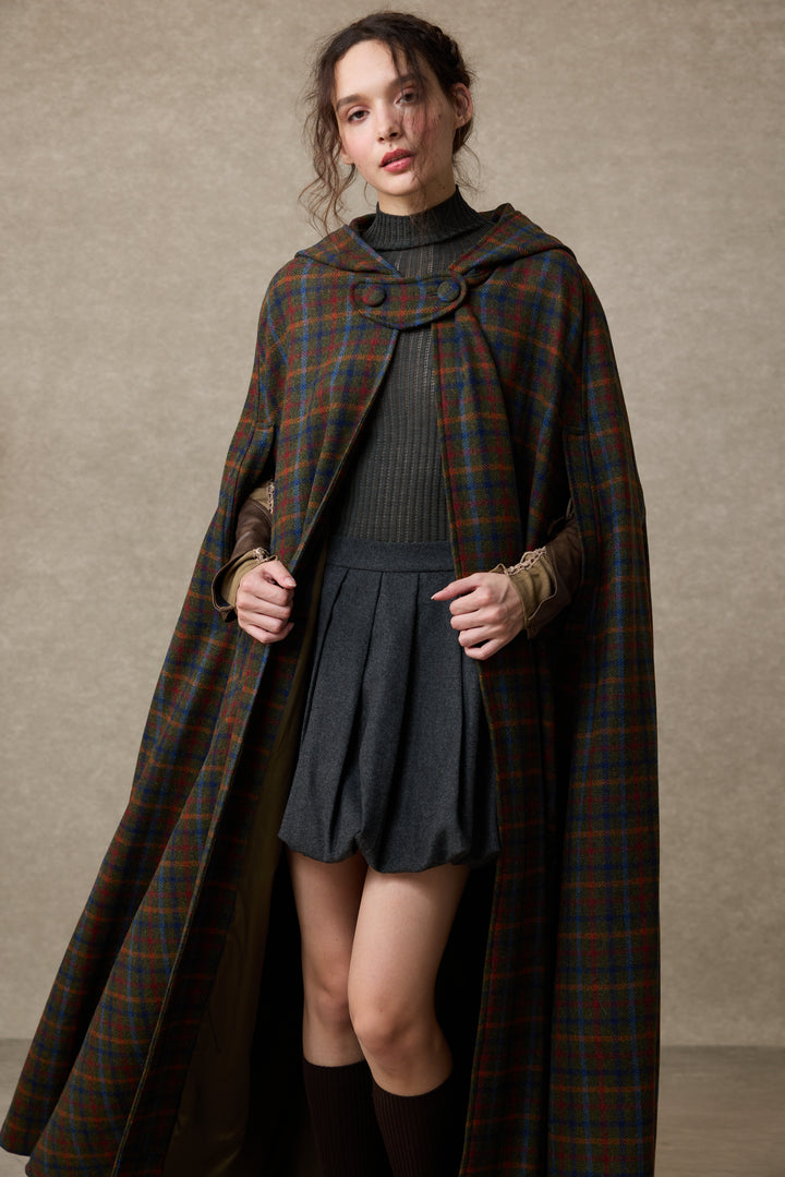Astor 35| 100% Wool Cloak Coat