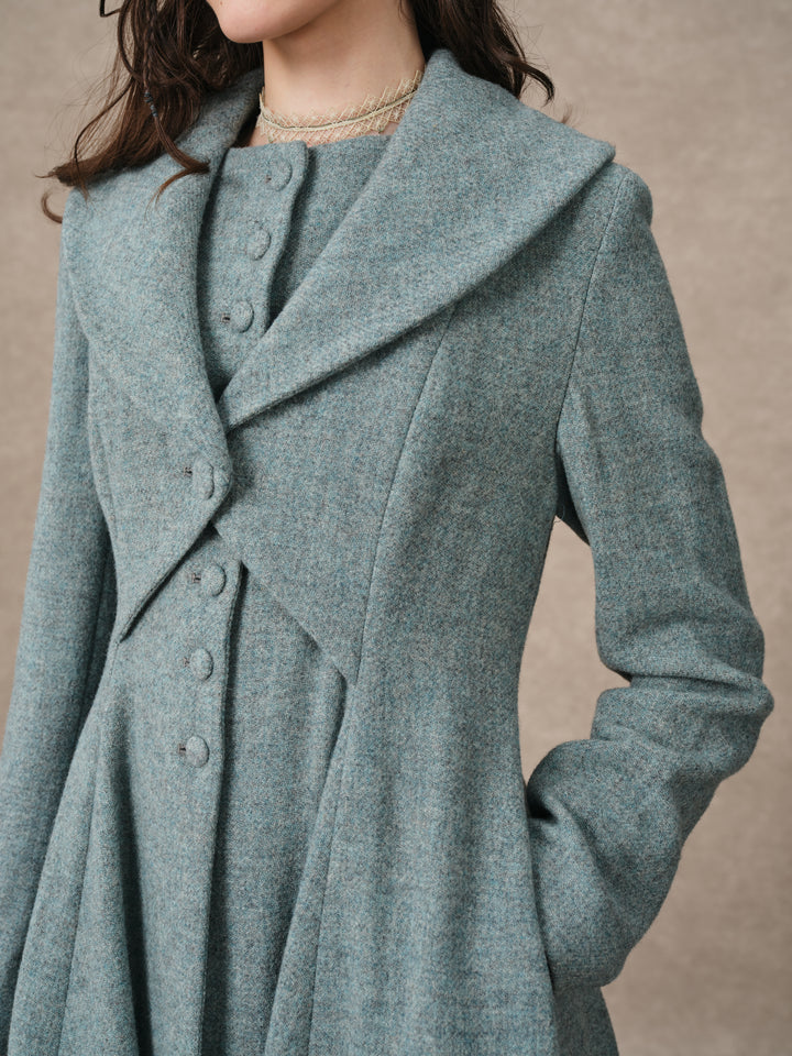 Gemma 17 | 100% wool victorian coat