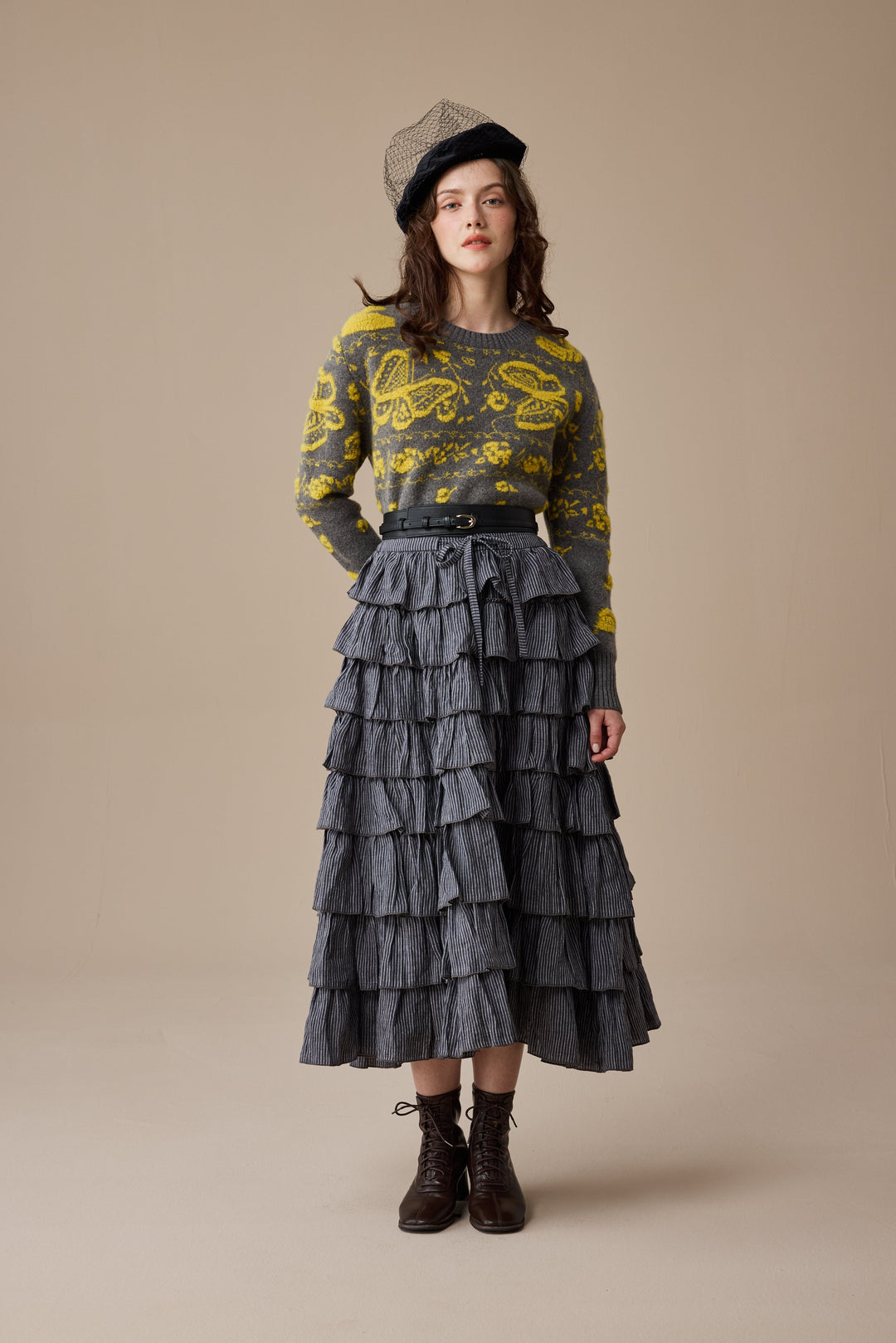 Nutcracker 24 |100% Wool Floral Jumper Sweater