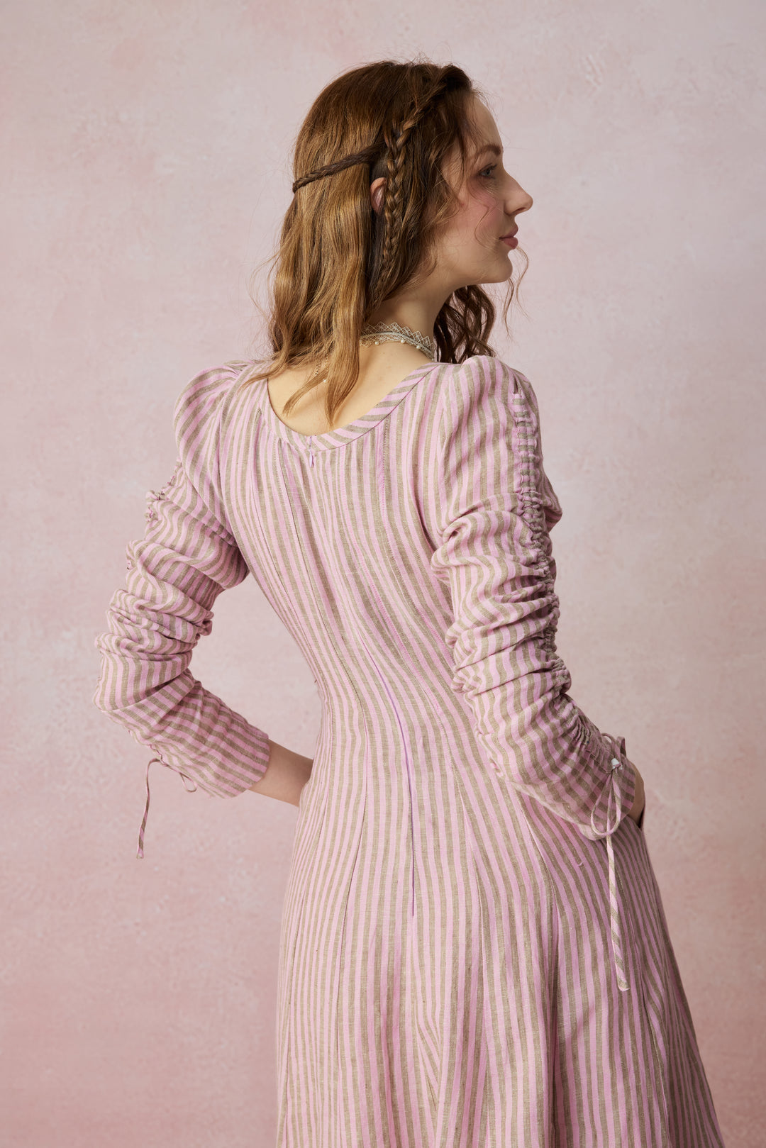 Crystal 17 | Victorian maxi linen dress