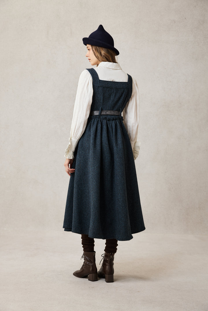 Tess 31 |100% Wool Halter Dress