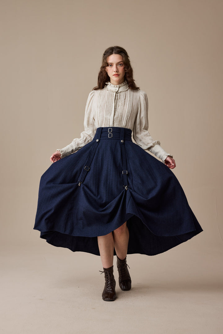 Cynthia 16 | Adjustable wool skirt