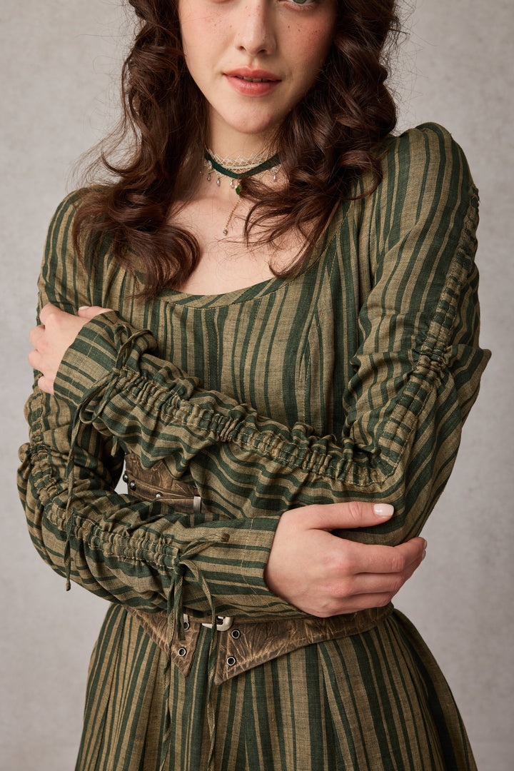 Crystal 17 | Victorian maxi linen dress