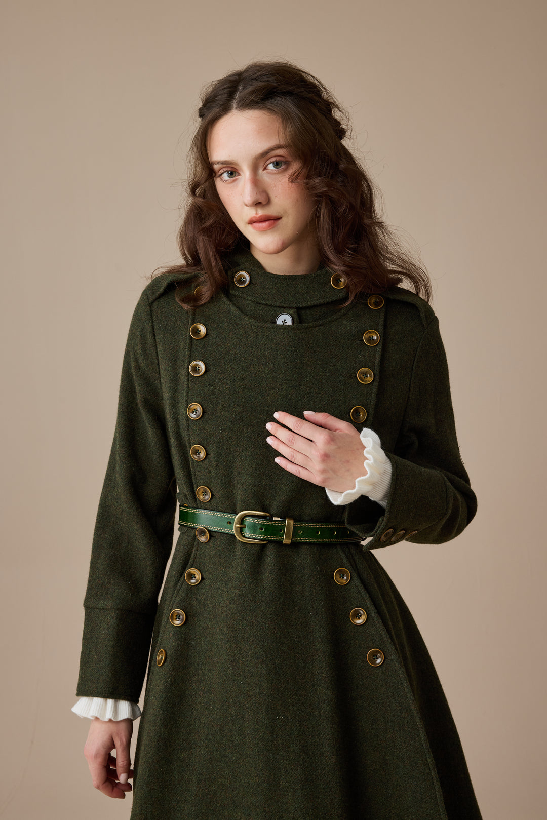 Monica 31 | 100% Wool  Double Breasted Coat