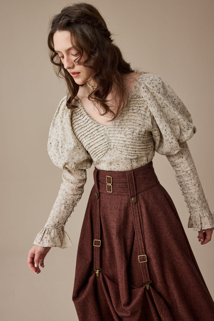 Cynthia 16 | Adjustable wool skirt