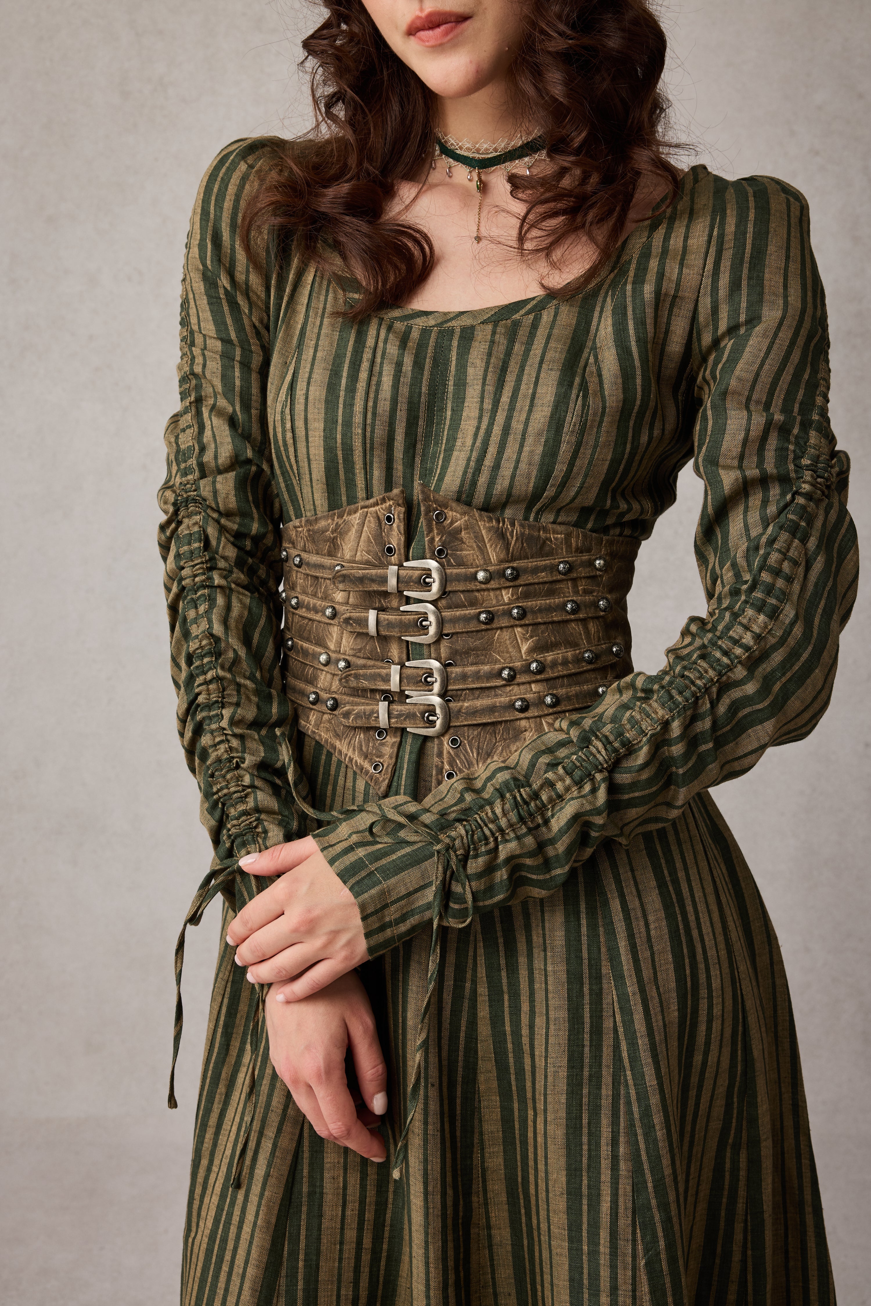 Crystal 17 | Victorian maxi linen dress – Linennaive