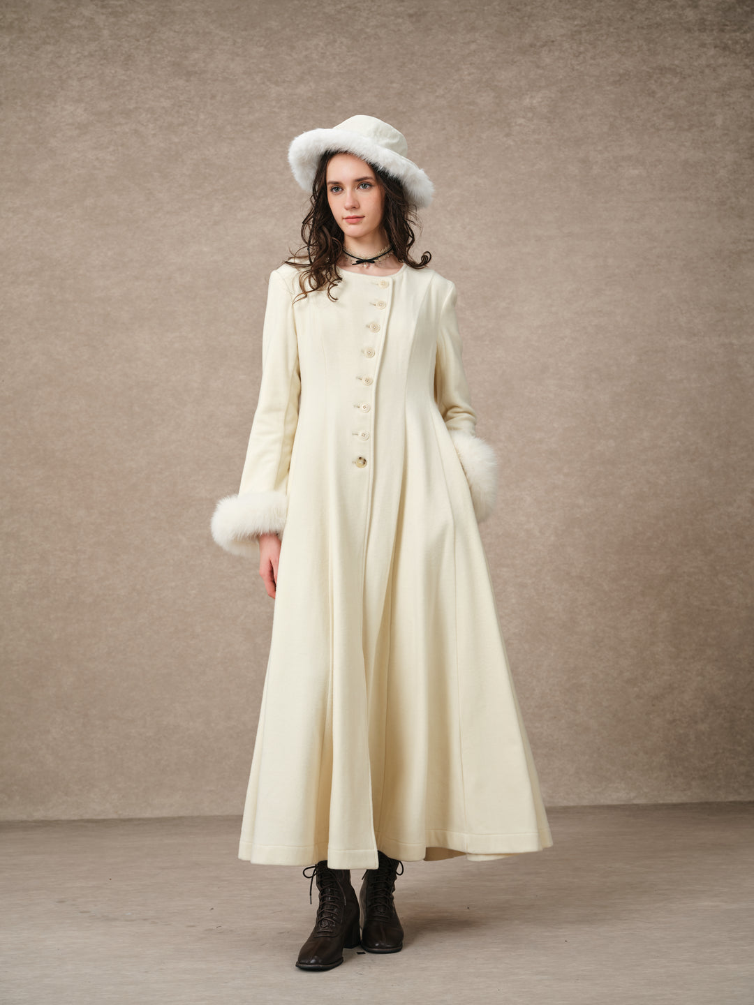 Victoria 02 | Corset 100% Wool Coat