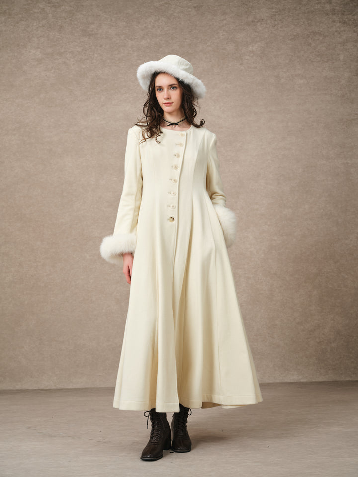 Victoria 02 | Corset 100% Wool Coat