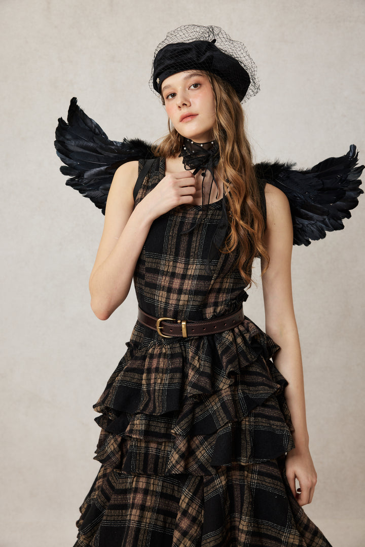 Offred 17 | 100% wool layered dress gown