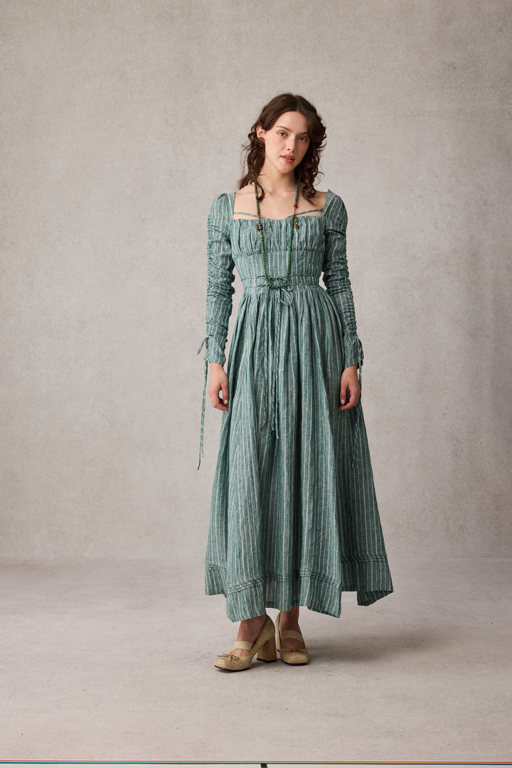 Monette 27 | Corset Linen Dress