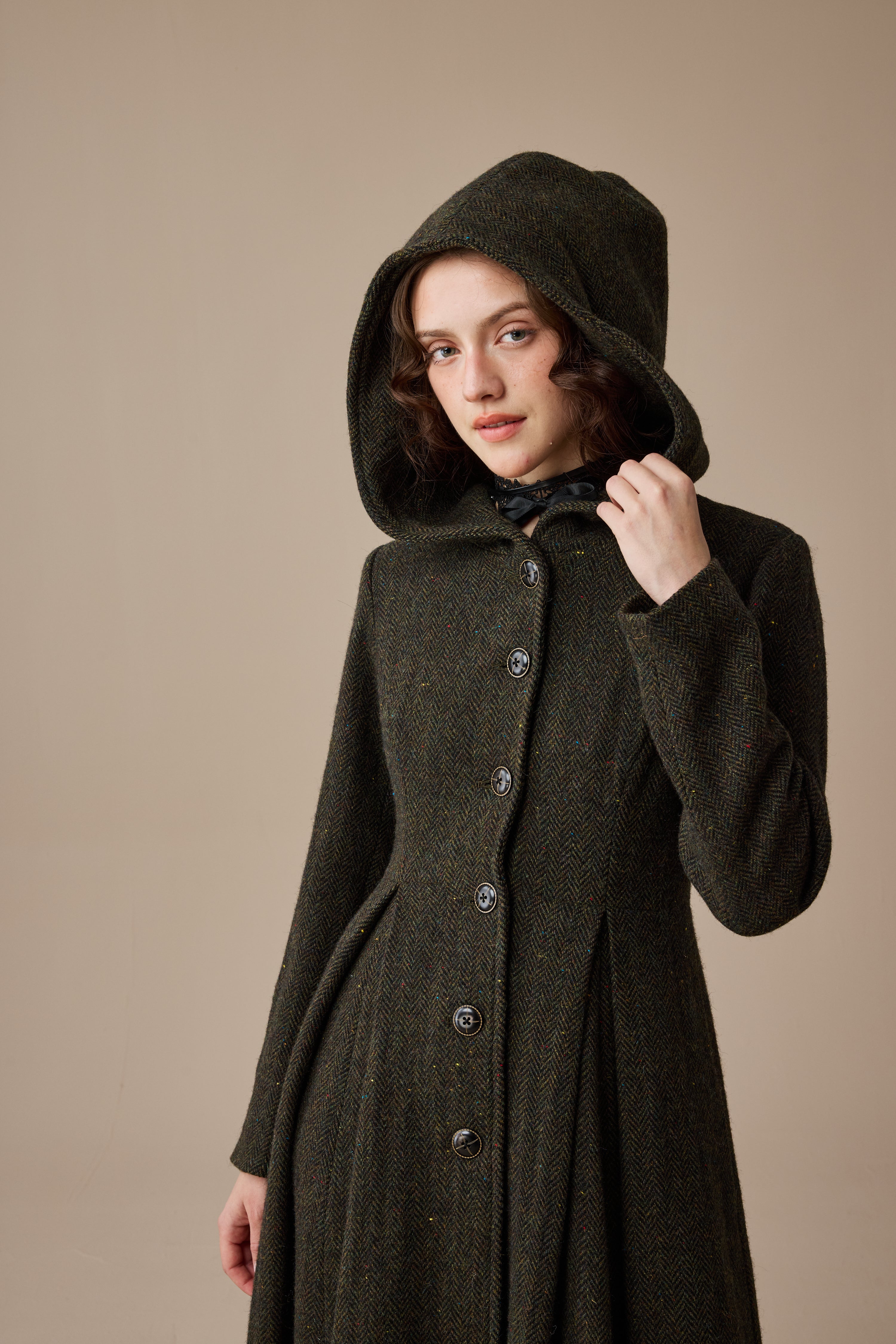 My Fair Lady 26 | Hooded Wool Coat – Linennaive