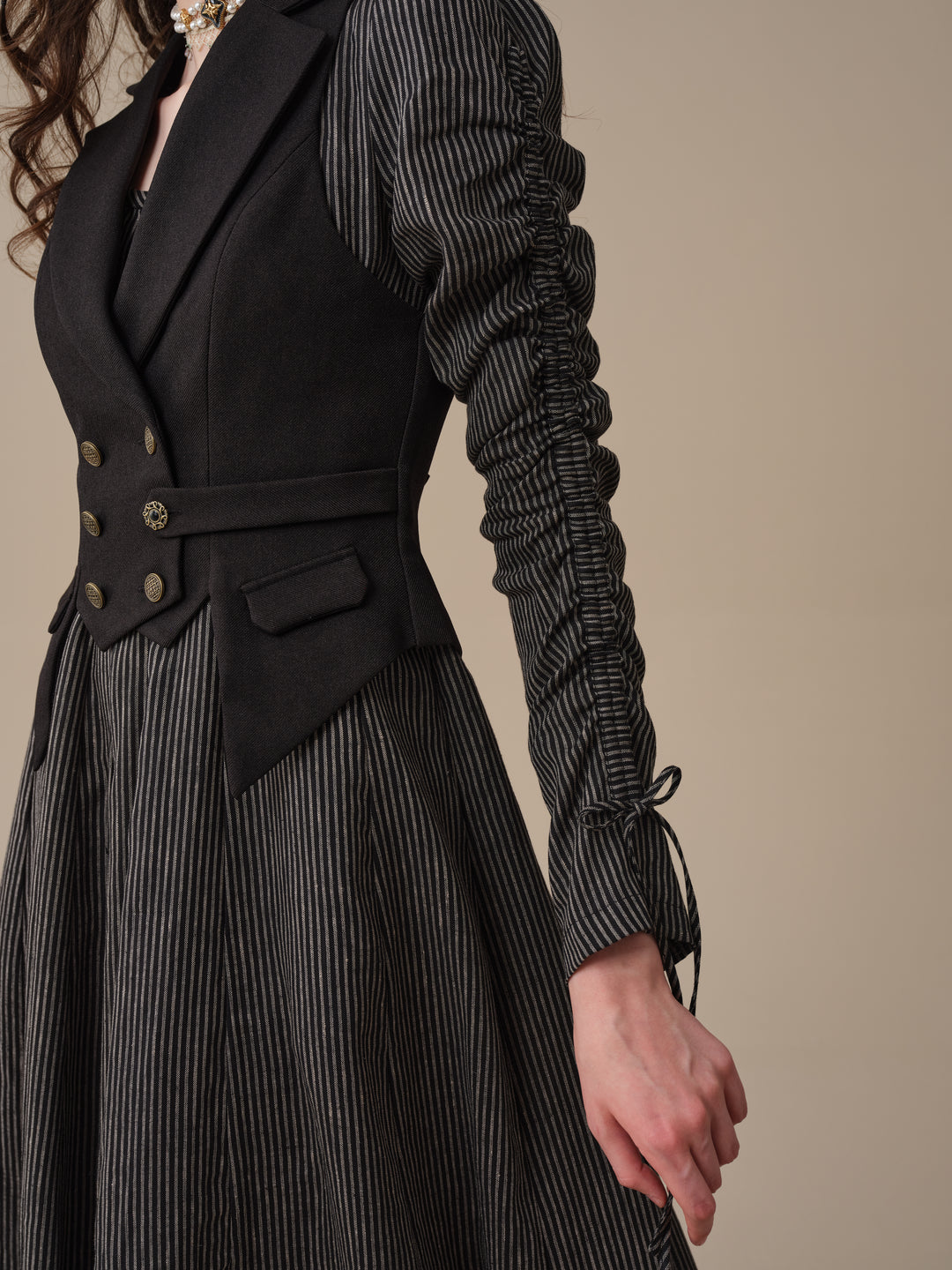 Crystal 17 | Victorian maxi linen dress
