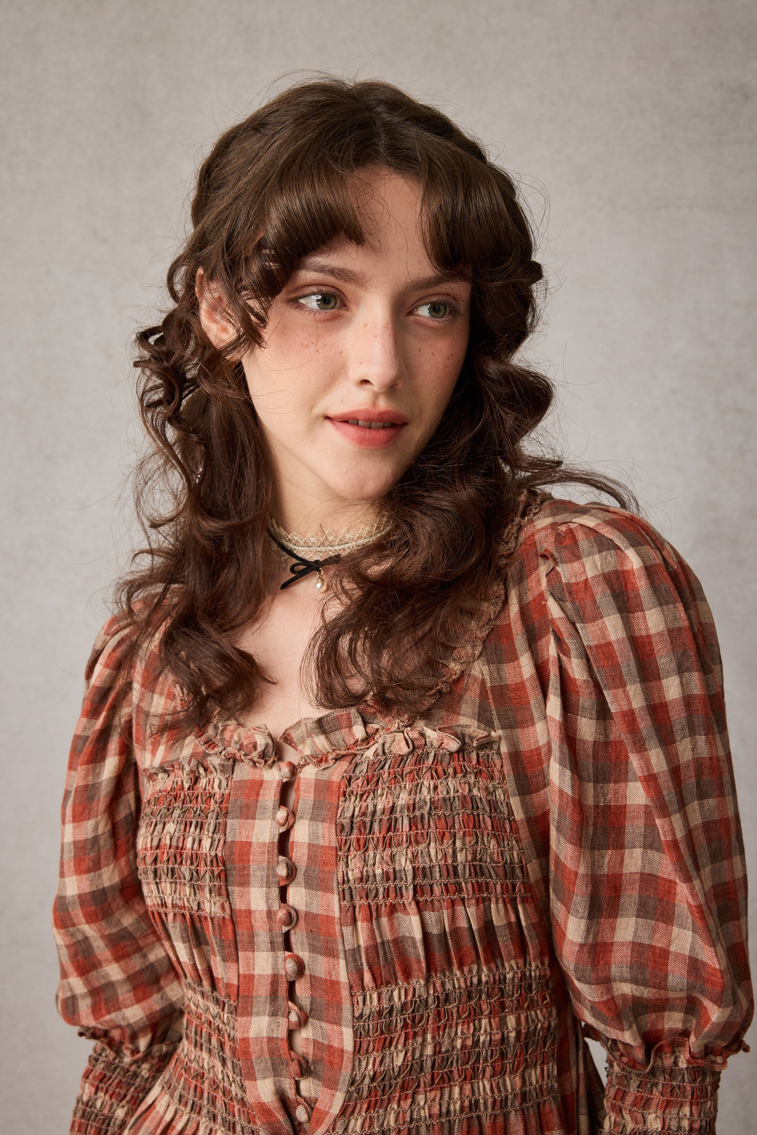 Jasmine 21 |smocking linen dress