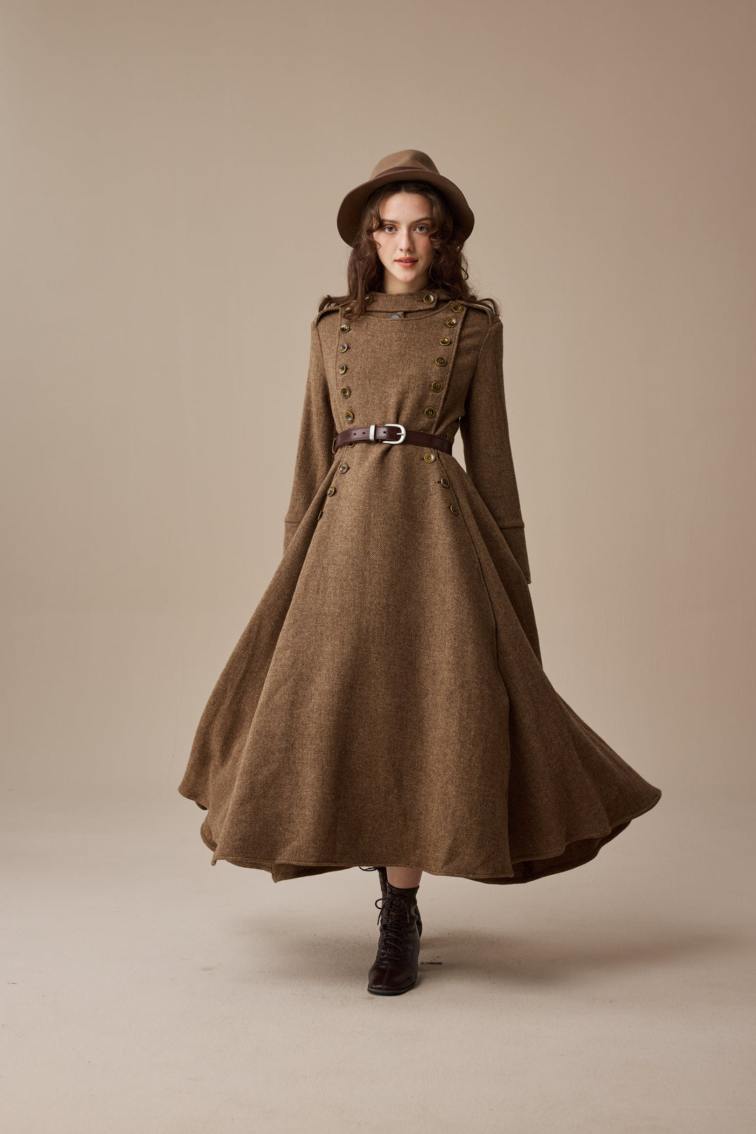 Monica 31 | 100% Wool  Double Breasted Coat