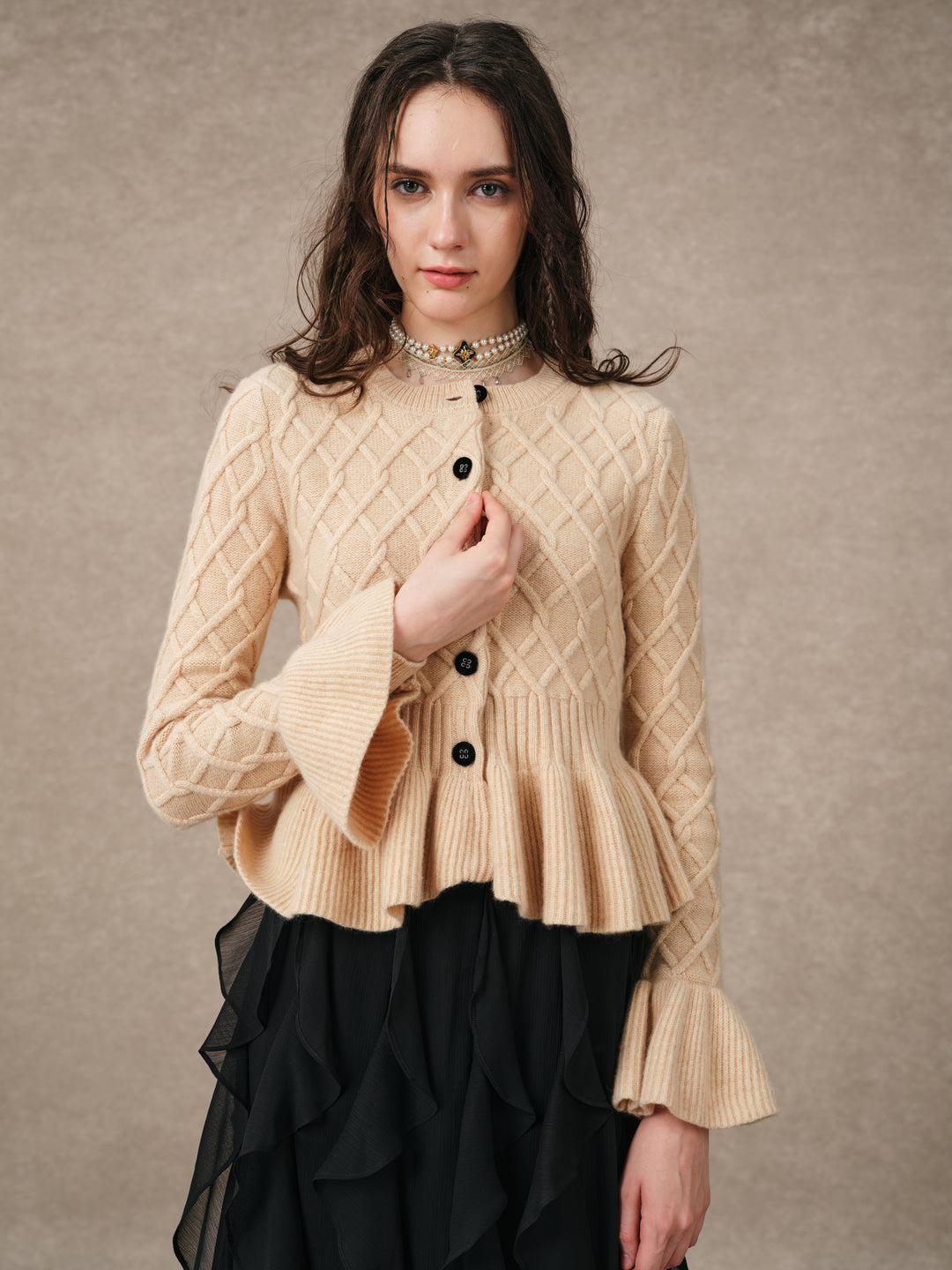 Freya | 100% Wool Cardigan