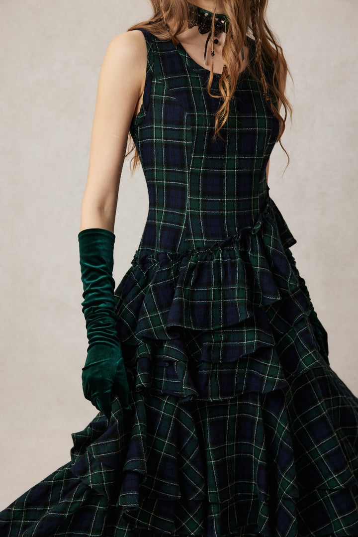 Offred 17 | 100% wool layered dress gown