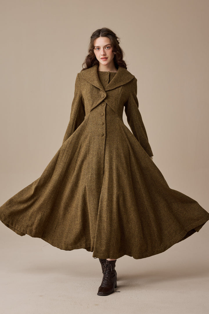 Gemma 17 | 100% wool victorian coat