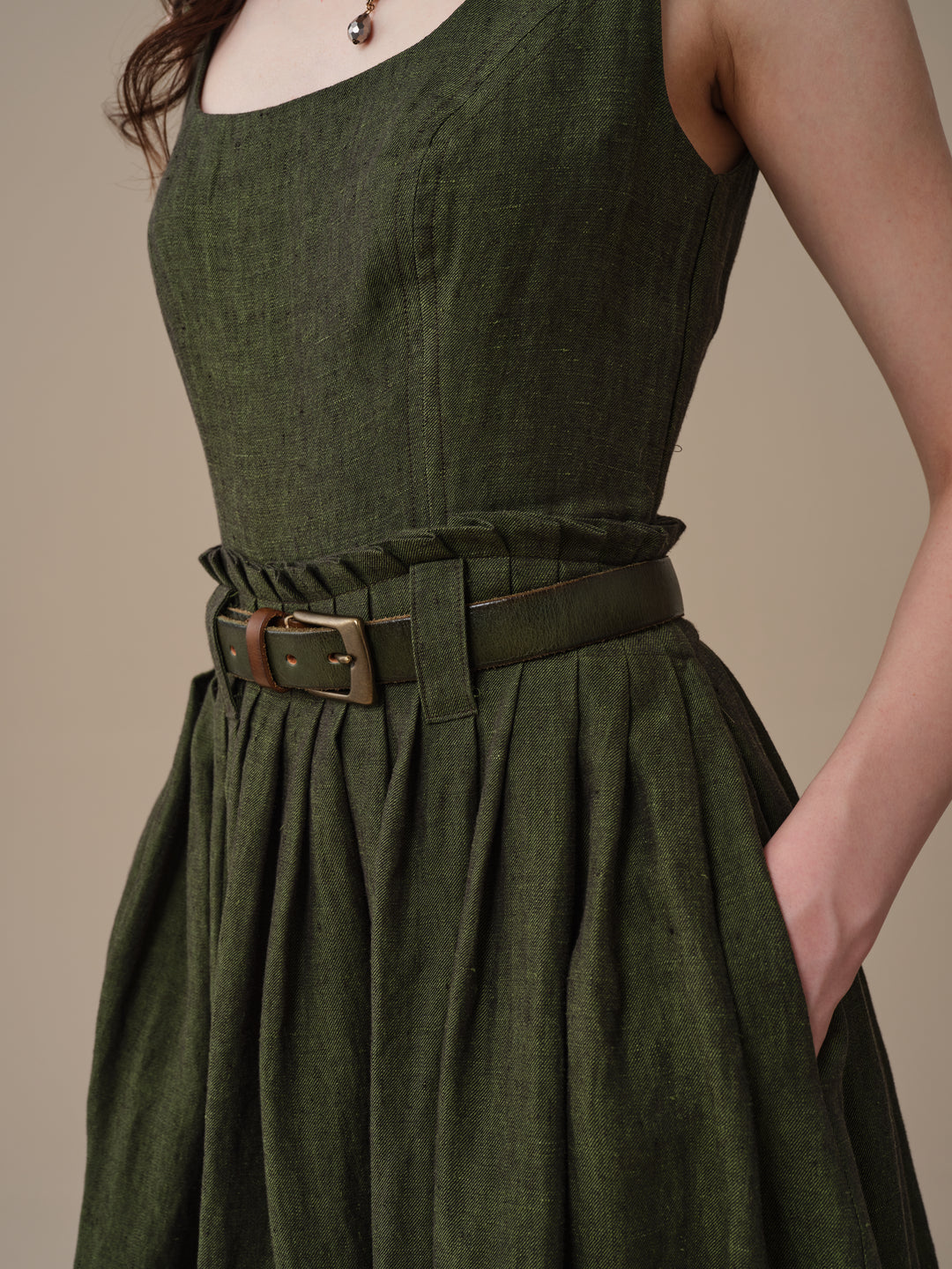 Clover 07 | Structured Linen Dress