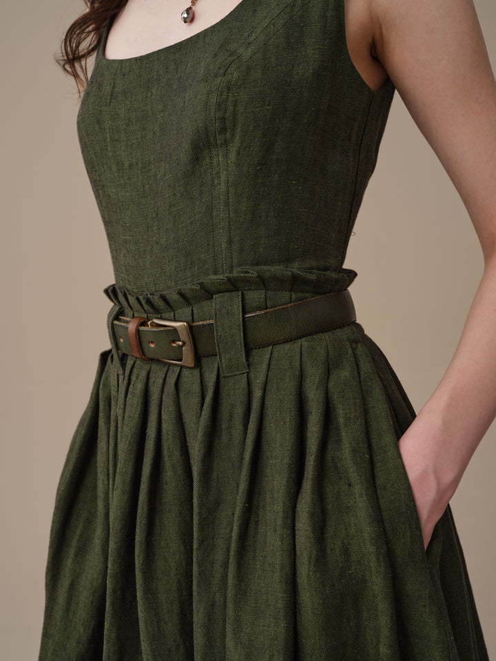 Clover 07 | Structured Linen Dress