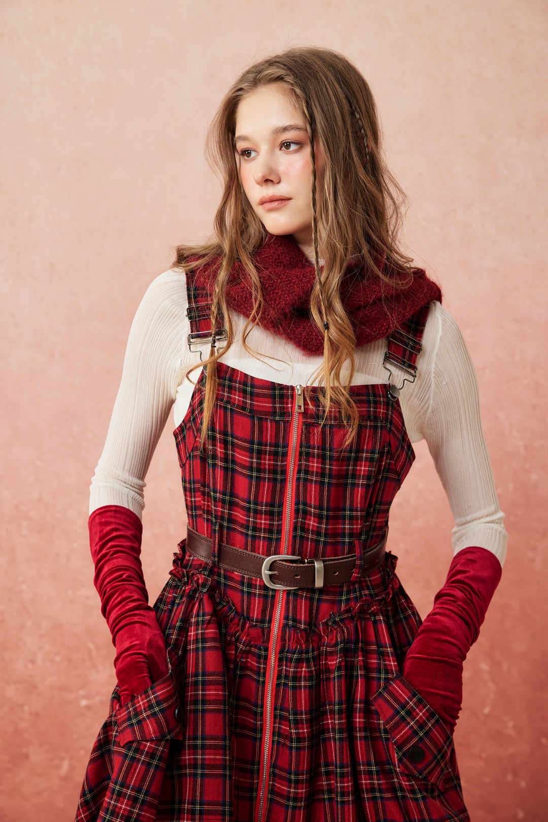 Tess 31 |100% Wool Halter Dress