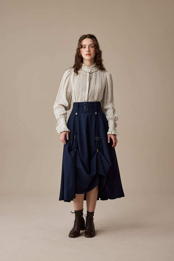 Cynthia 16 | Adjustable wool skirt