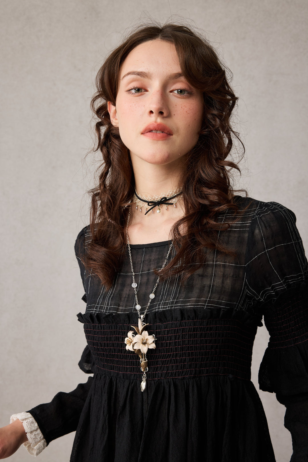 Orchid 19 |romantic linen gown