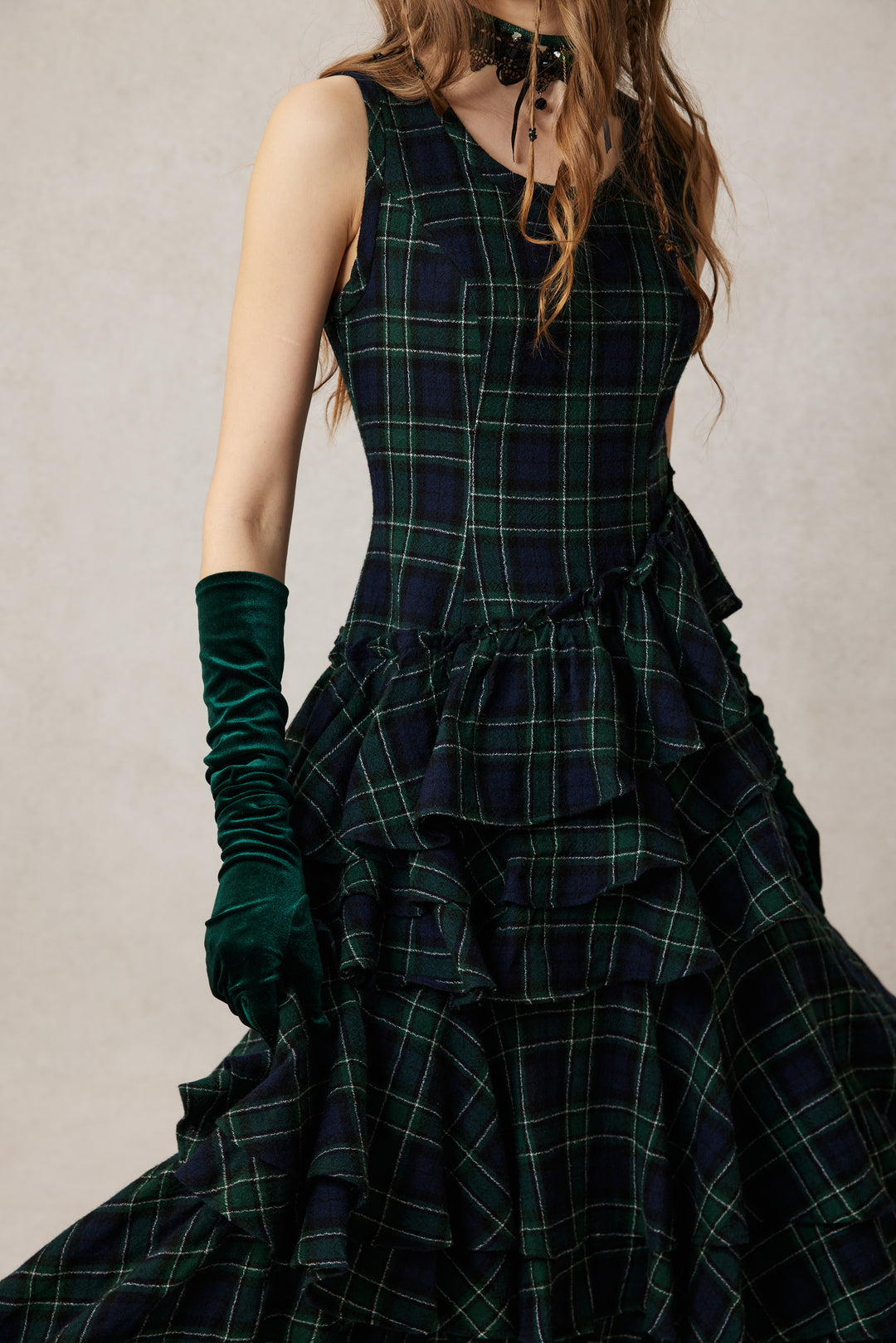 Luxurious Extra-Long Velvet Sleeves