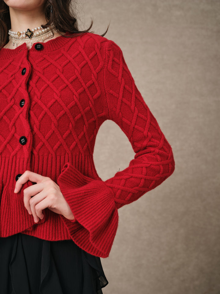 Freya | 100% Wool Cardigan