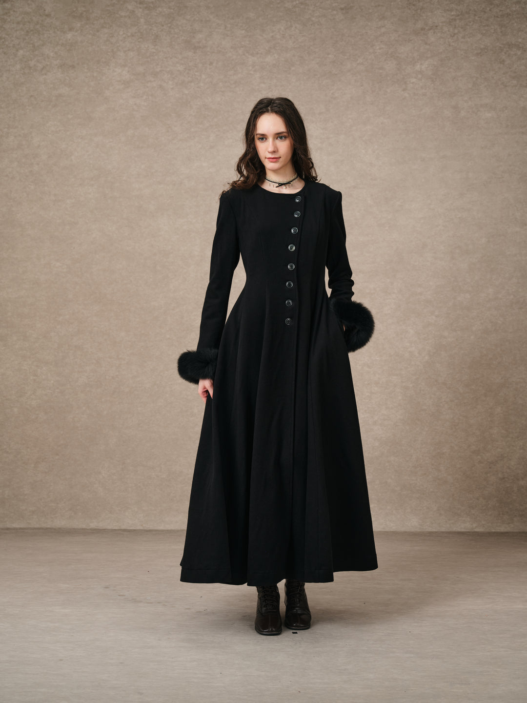 Victoria 02 | Corset 100% Wool Coat