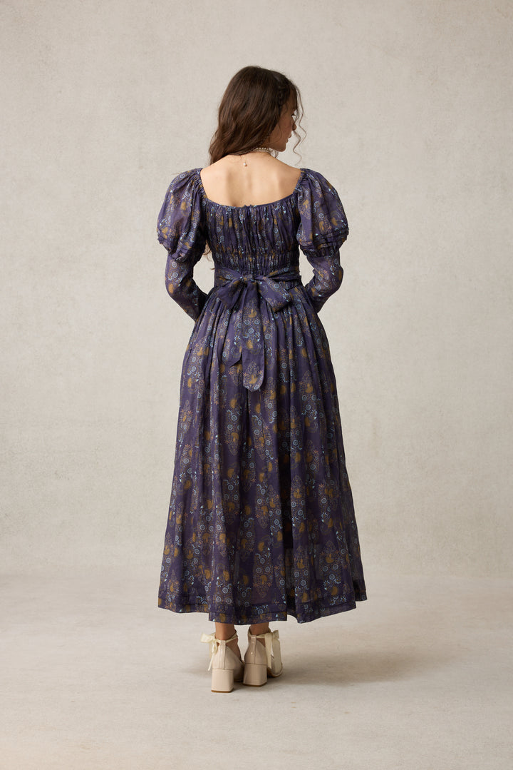 Paisley 11 | Elegant Floral Linen Dress