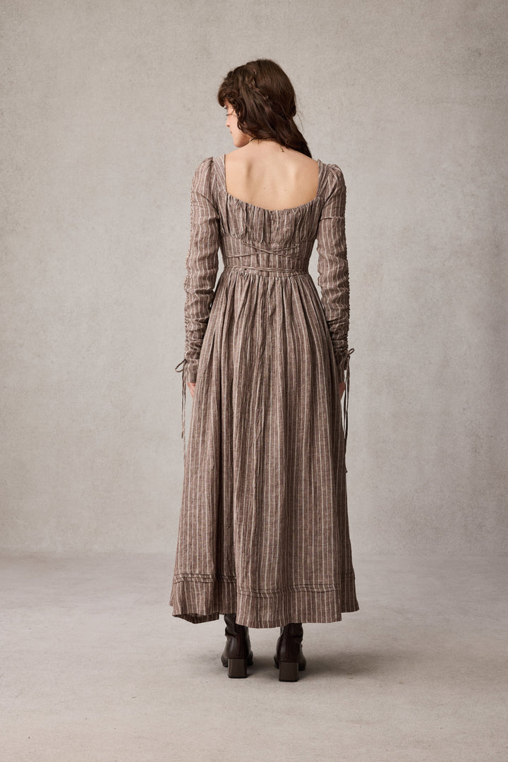 Monette 27 | Corset Linen Dress