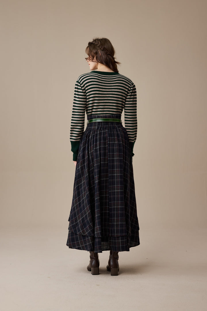 Oxford 13|100% wool classic striped pullover jumper