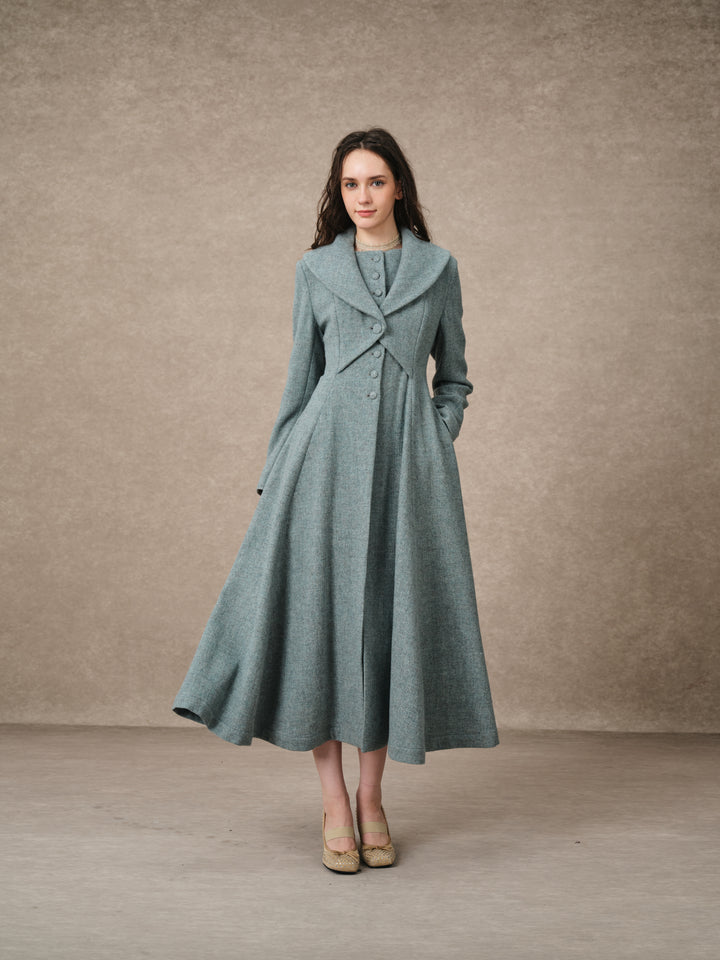 Gemma 17 | 100% wool victorian coat
