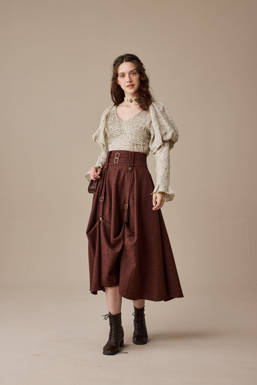 Cynthia 16 | Adjustable wool skirt
