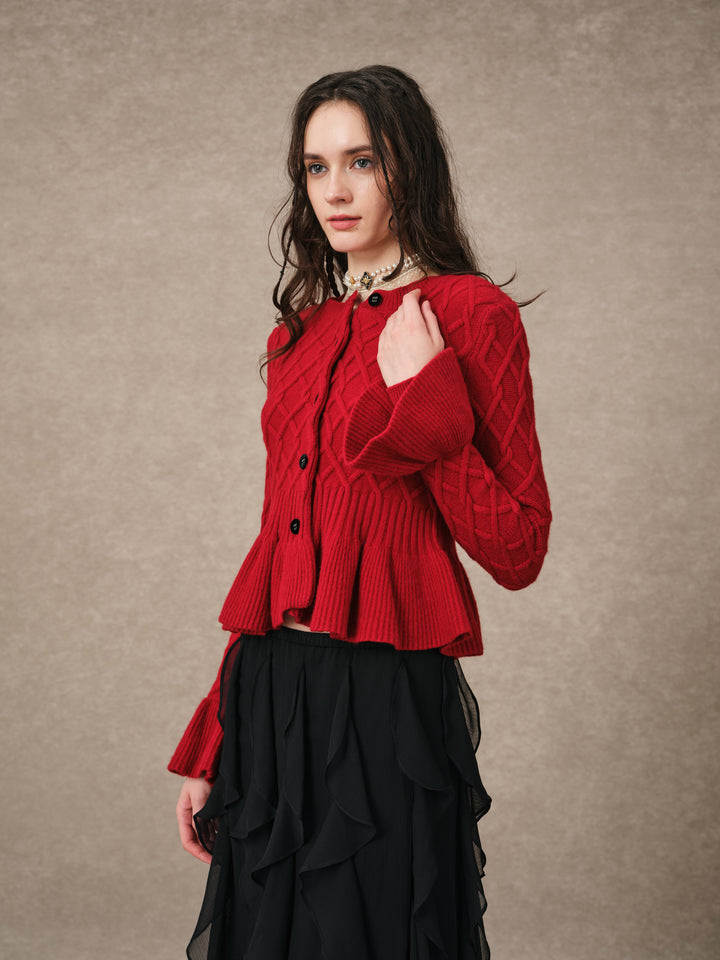 Freya | 100% Wool Cardigan