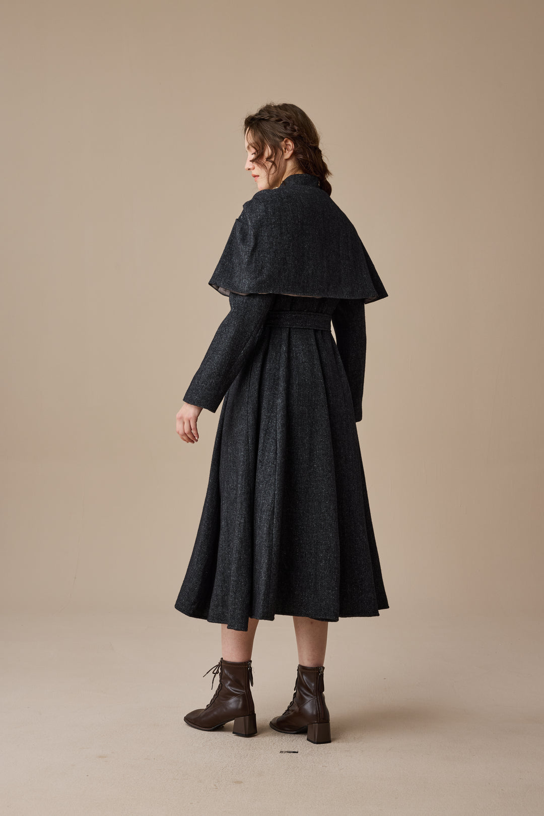 Wendy 15 | 100% Wool Dress & Cape (2 pieces)