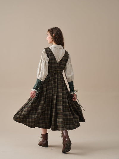 Florence 21 | tartan wool dress